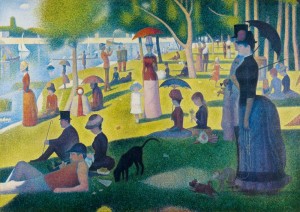 Art By Bluebird: A Sunday Afternoon on the Island of La Grande Jatte (1000) kunstpuzzel