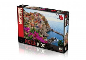 KS Games: Village of Manarola Cinque (1000) legpuzzel