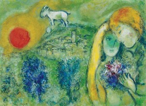Eurographics: The Lovers of Vence - Marc Chagall (1000) kunstpuzzel