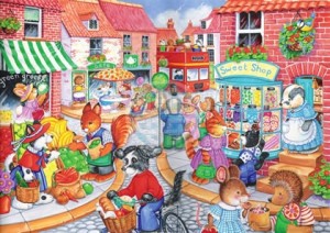 House of Puzzles: In the Town (80) kinderpuzzel