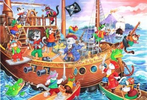 House of Puzzles: Pirates Ahoy (80) kinderpuzzel