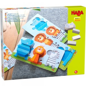 Haba: Legspel/puzzel In de Jungle (3/4/5) kinderpuzzel