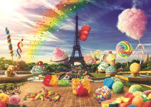 Trefl: Funny Cities Paris - Sweet Paris (1000) legpuzzel
