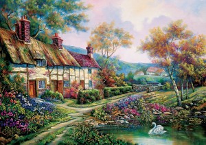 Art Puzzle: Spring Garden (1500) legpuzzel