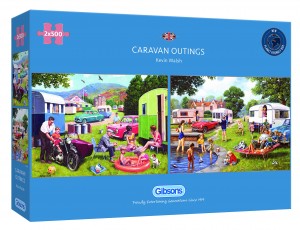 Gibsons: Caravan Outings - Kevin Walsh (2x500) legpuzzels