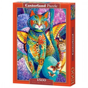 Castorland: Feline Fiesta (1500) kattenpuzzel