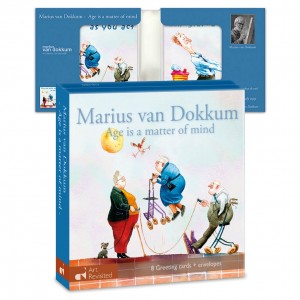 Comello: Marius van Dokkum Age is a matter of mind wenskaartenpakje